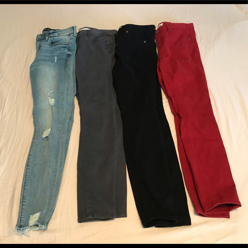 Bundle of  4 Pants and Jeans from LOFT and Express